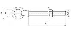 AYNEFY Vis d'expansion 2pcs Vis de Fixation en Acier Inoxydable Vis  d'Ancrage Boulon d'Expansion Piton Équipement d'Escalade